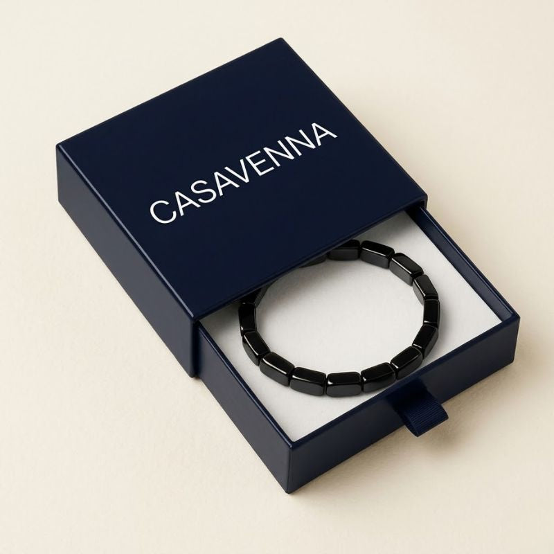 PULSERA DE HEMATITA PURA
