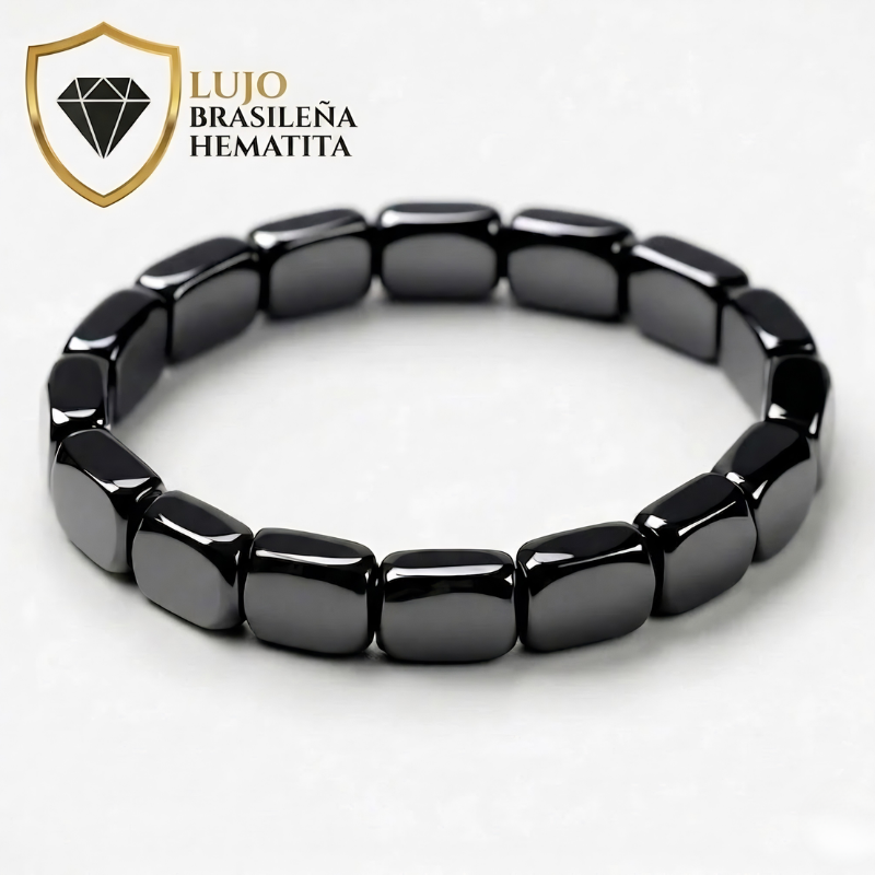 PULSERA DE HEMATITA PURA