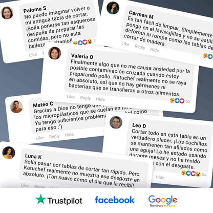 Tabla de cortar de titanio 100% puro: No más microplásticos y bacterias