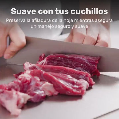 Tabla de cortar de titanio 100% puro: No más microplásticos y bacterias